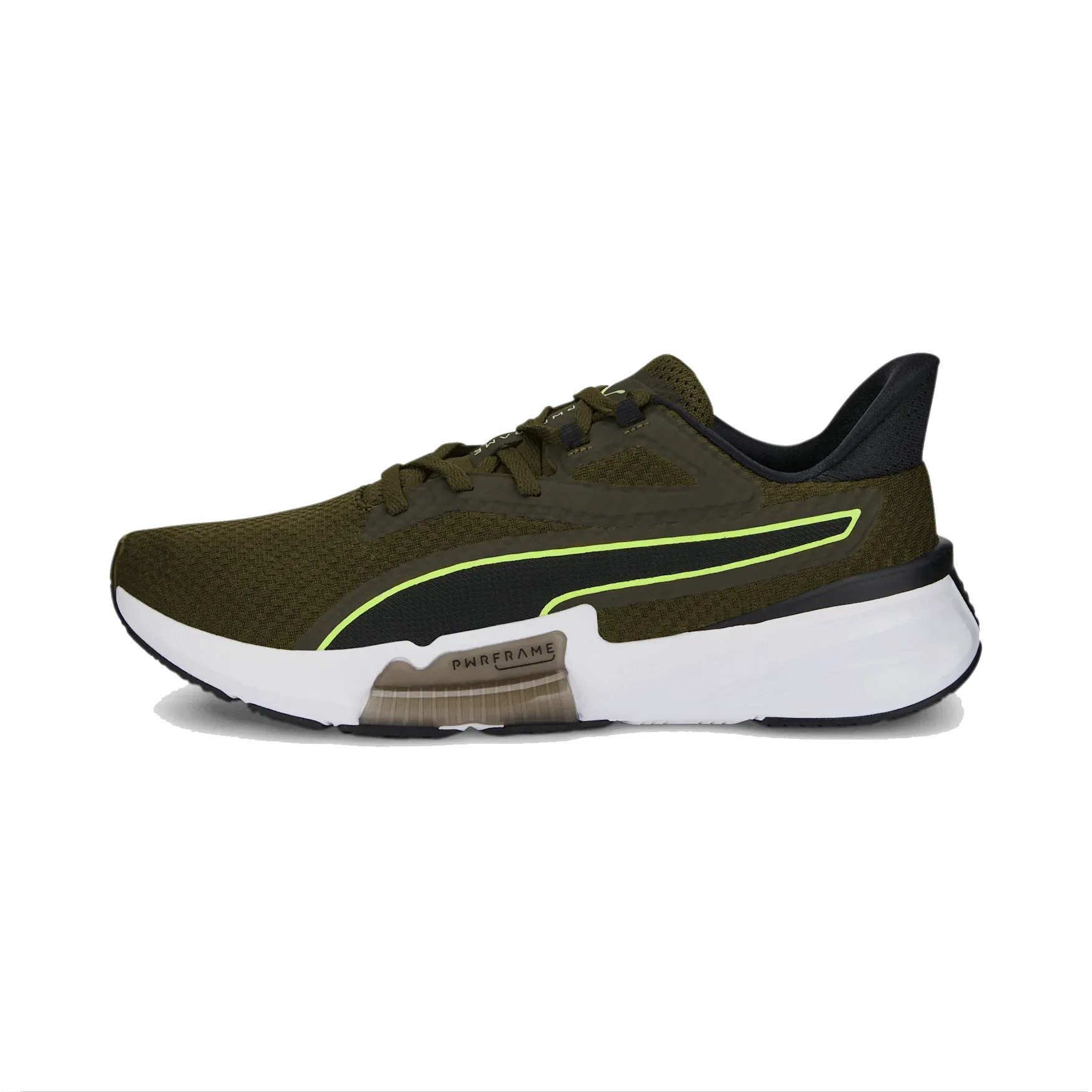 Puma Powerframe Training Shoes - Mens - Deep Olive/Puma Black