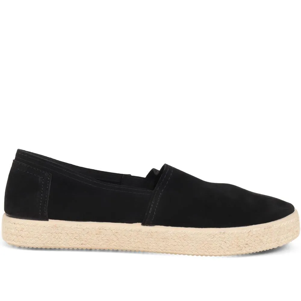 Reagan Leather Espadrilles - REAGAN / 324 049