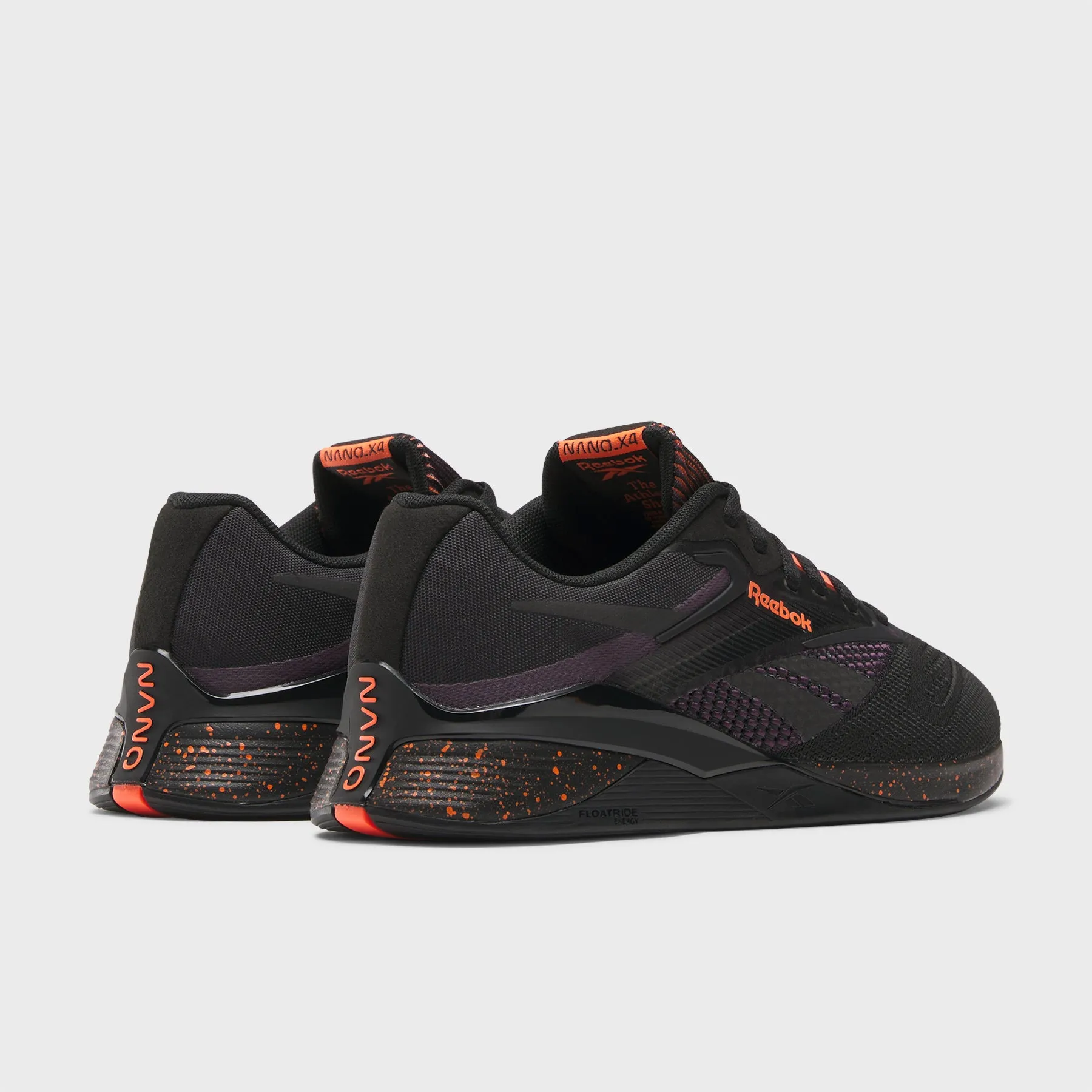 REEBOK - NANO X4 - WOMEN'S - BLACK/MIDNIGHT PLUM/DIGITAL CORAL