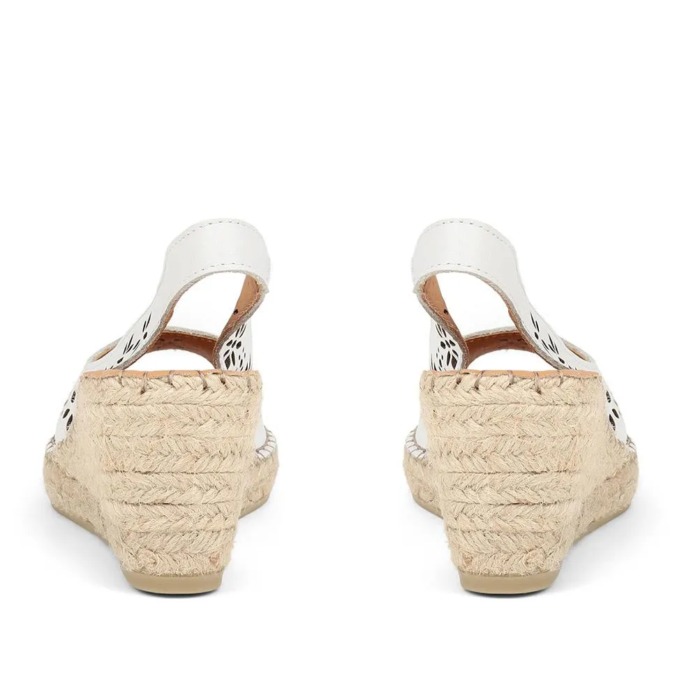 Reina Leather Espadrilles  - REINA / 325 460