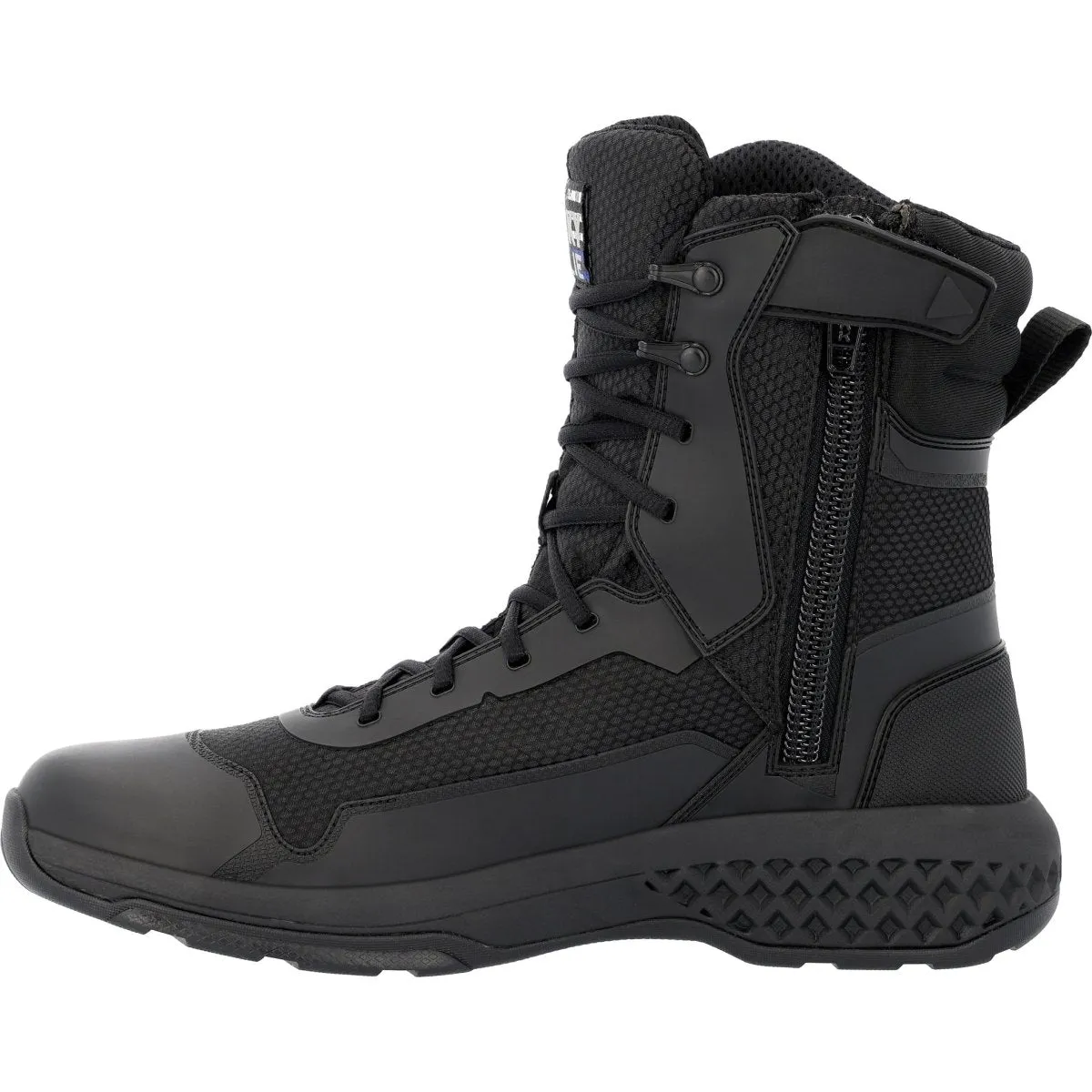 Rocky Code Blue Men's 8” Public Service Boots Rkd0124 In Black