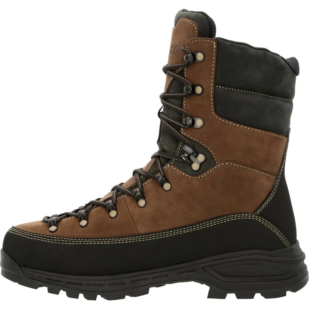 Rocky Mtn Stalker Pro Men's Waterproof 400G Insulated Mountain Boots Rks0529 In Brown