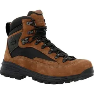 Rocky Mtn Stalker Pro Men's Waterproof Soft Toe Mountain Boots Rks0643 In Brown