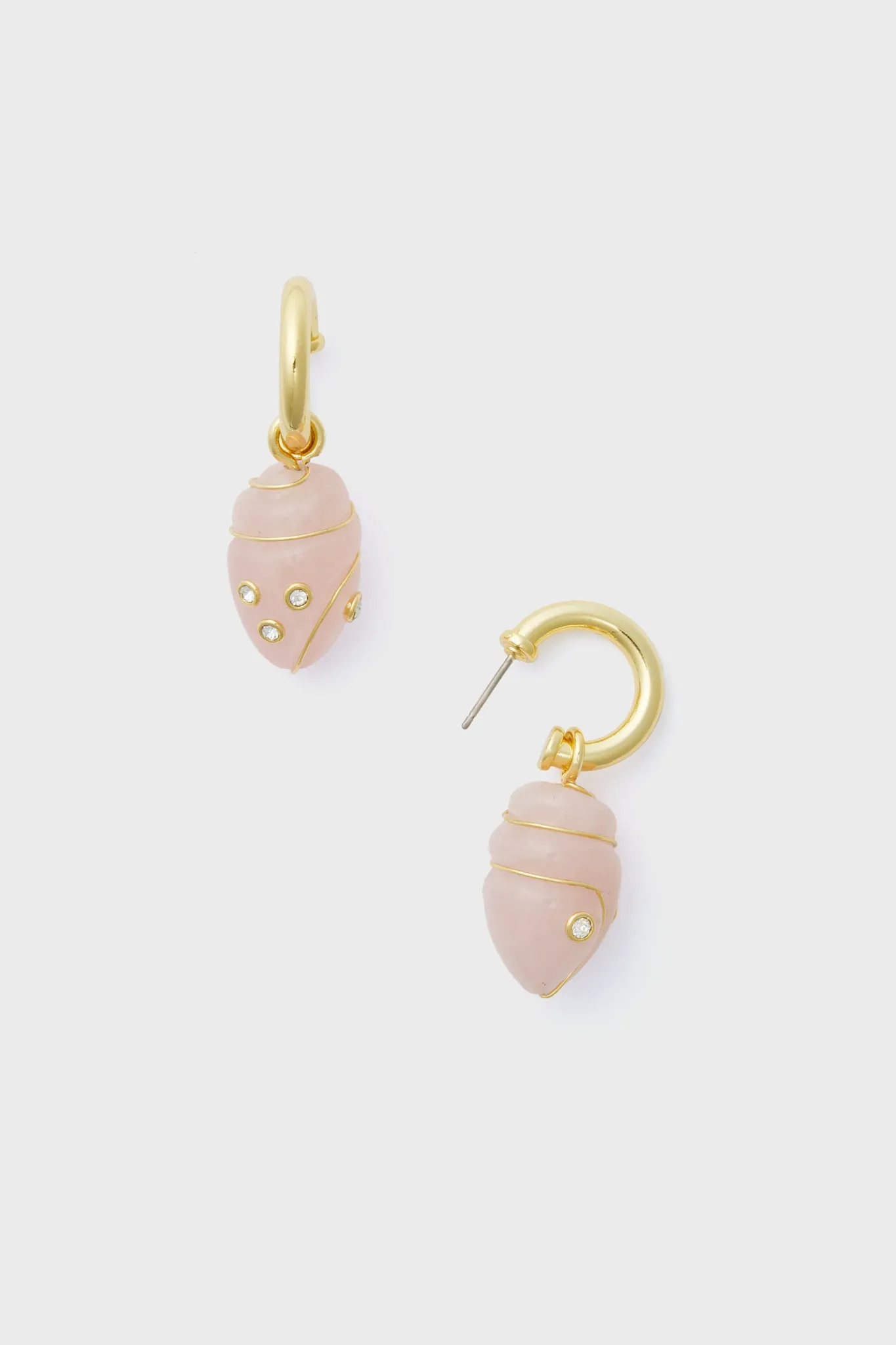 Rose Quartz Coco Earrings