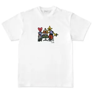 Skate Cafe Cheers T-Shirt - White