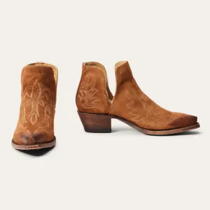 Stetson Women's Tan Naya Snip Toe Boots 1241