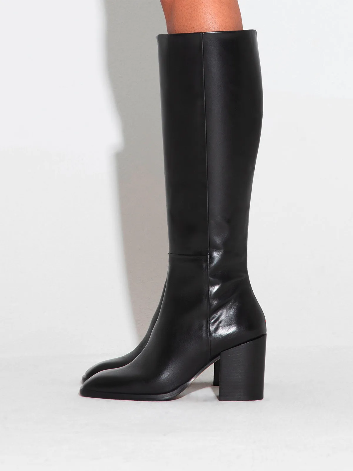 Teresa Leather Knee-High Boots