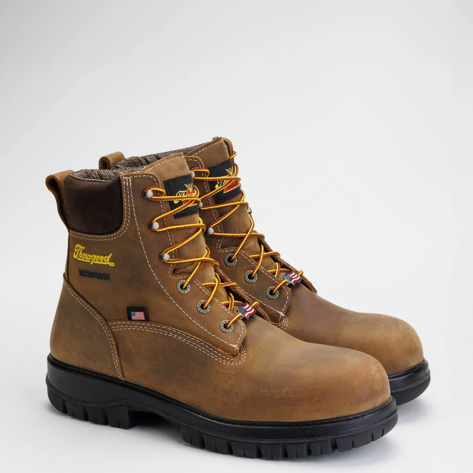 Thorogood Men's - 6" Genesis Series Waterproof Work Boots - Nano Safety Toe