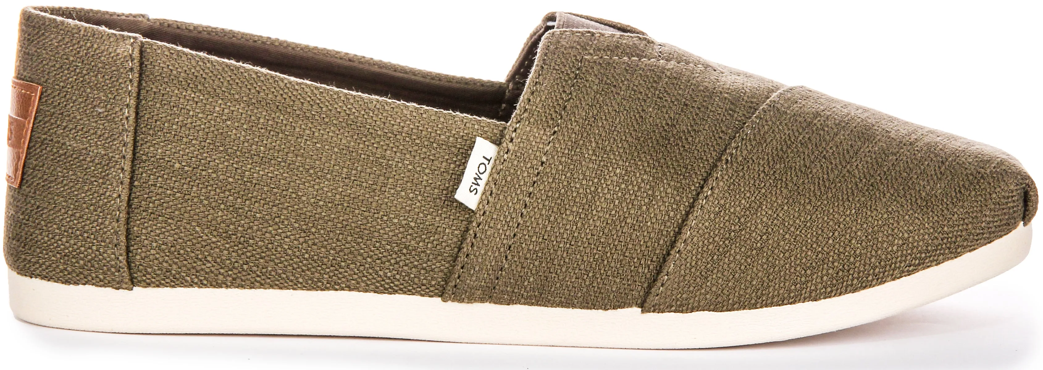 Toms Alpargata In Olive Green For Men