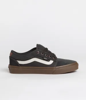 Vans Chukka Low Sidestripe Shoes - Dark Grey / Gum