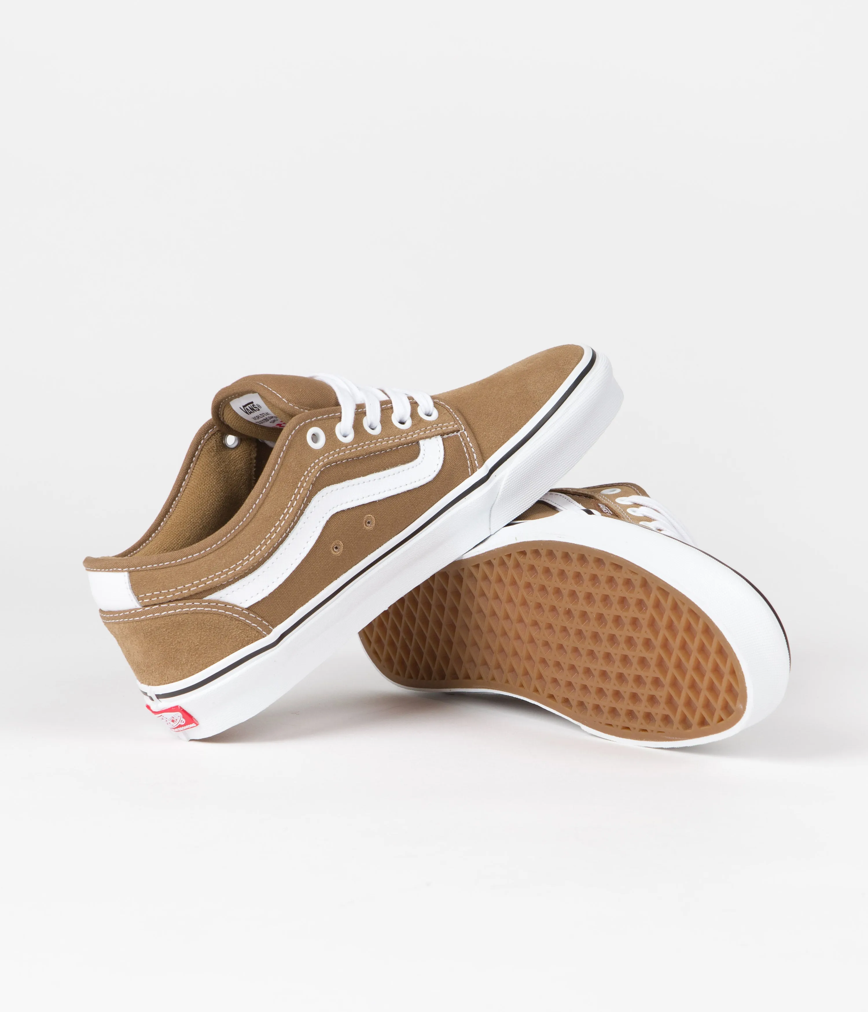 Vans Chukka Low Sidestripe Shoes - Tobacco Brown