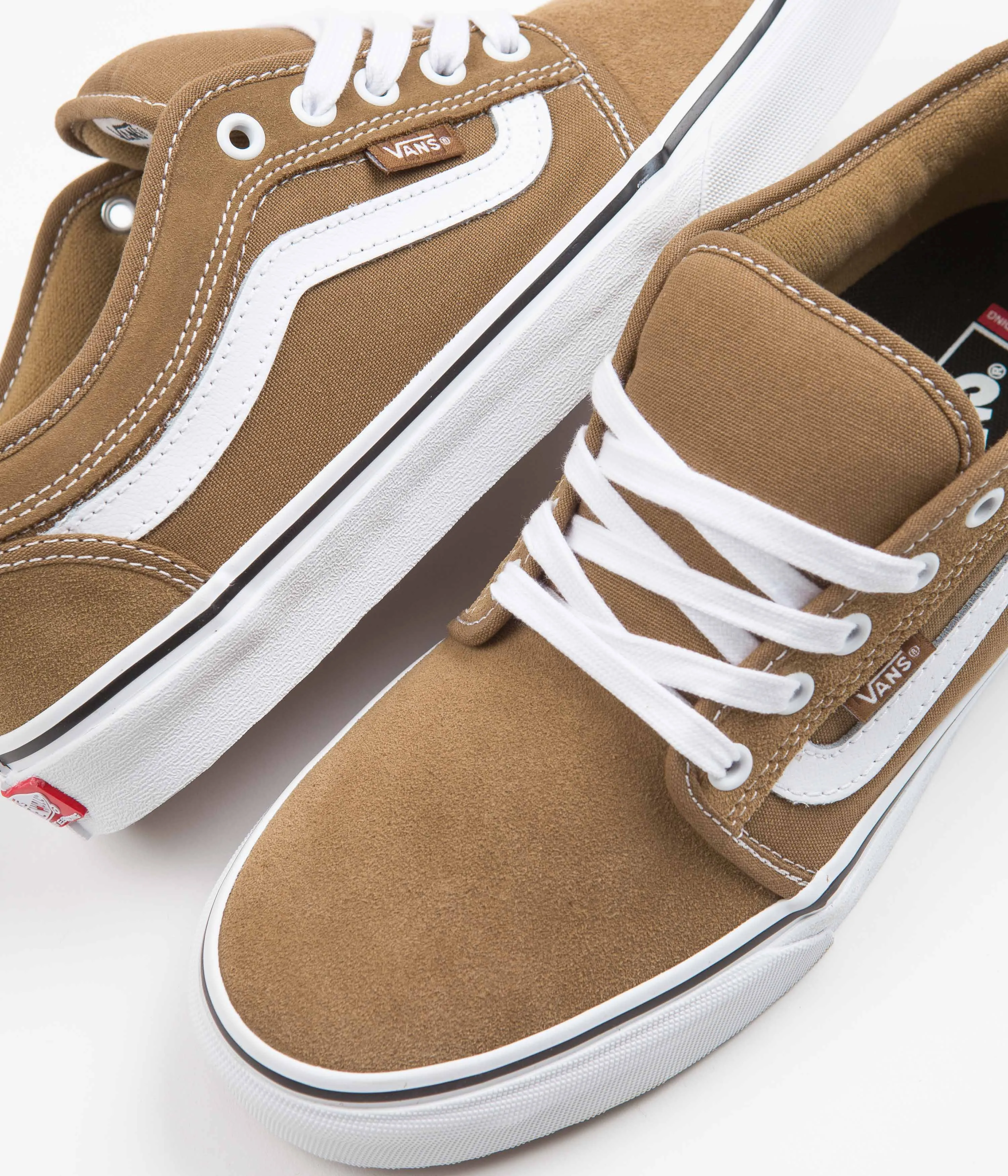 Vans Chukka Low Sidestripe Shoes - Tobacco Brown