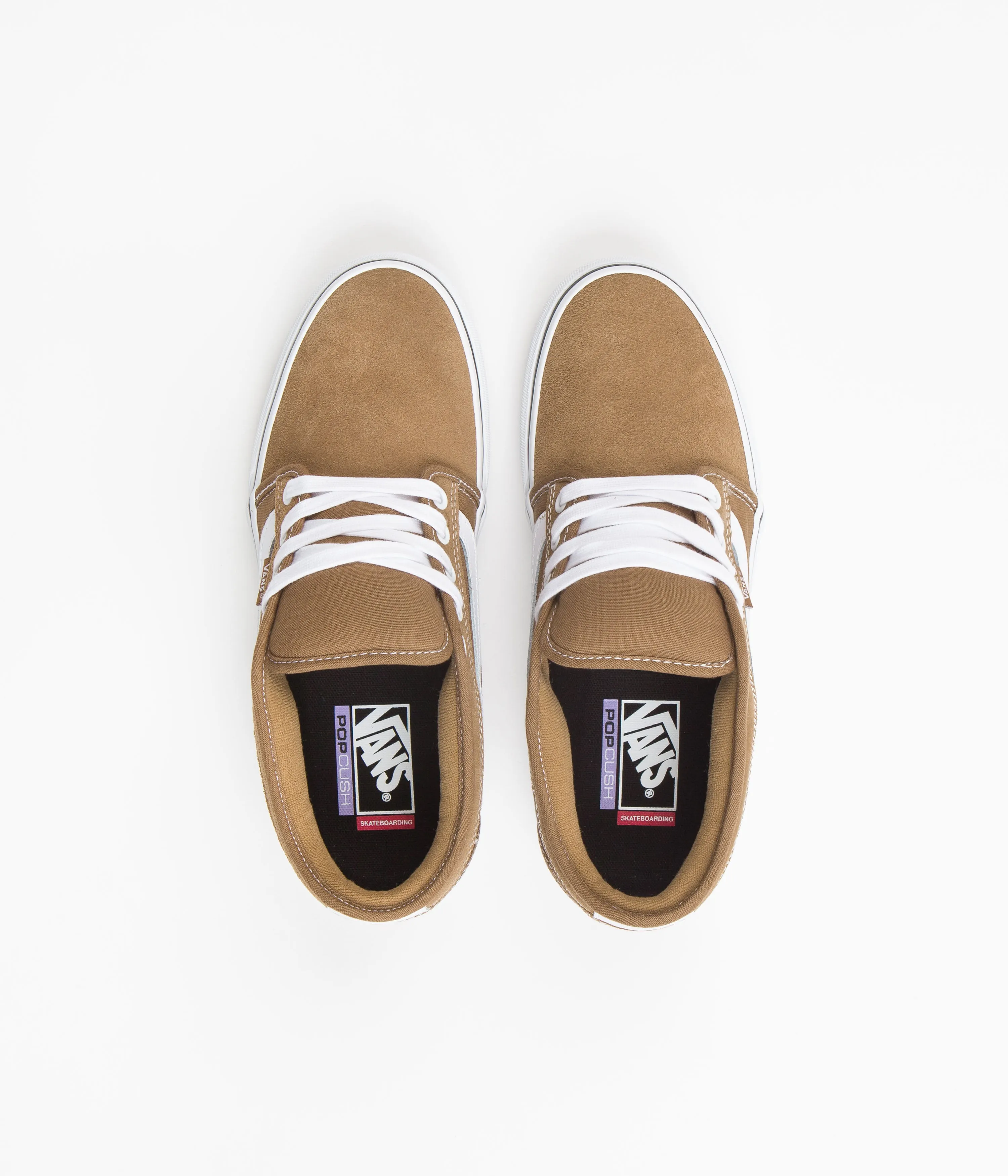 Vans Chukka Low Sidestripe Shoes - Tobacco Brown