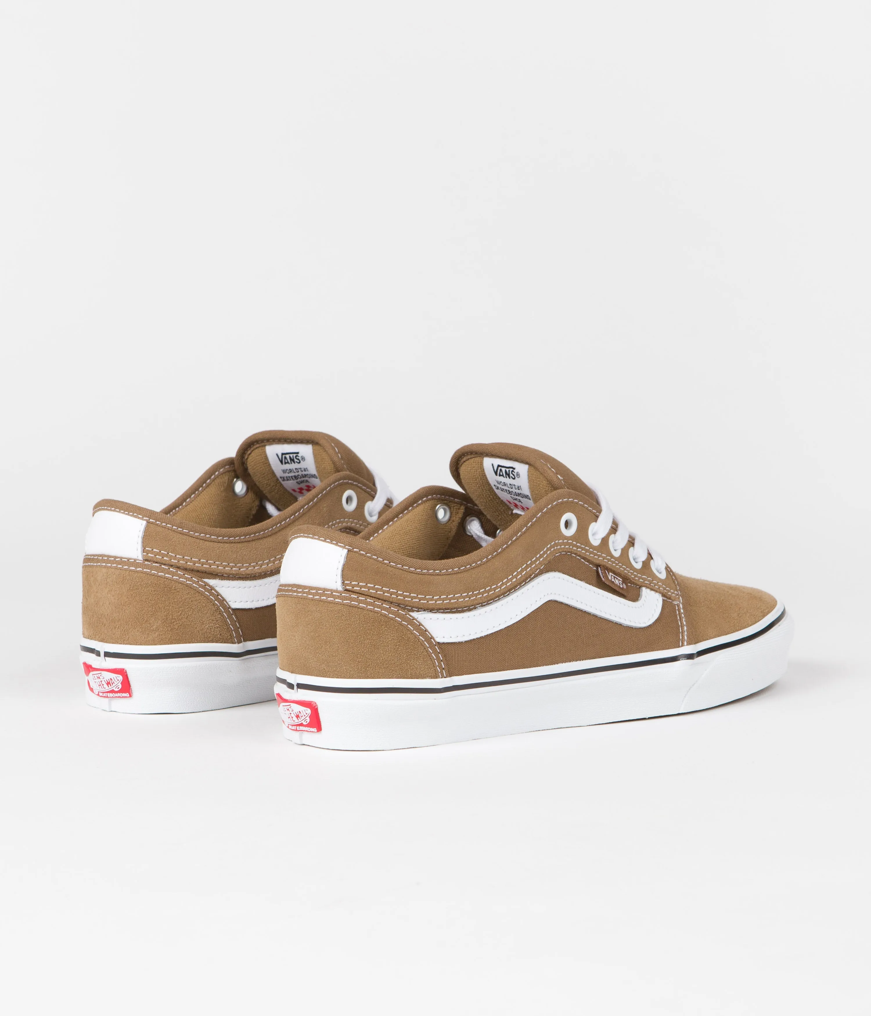 Vans Chukka Low Sidestripe Shoes - Tobacco Brown