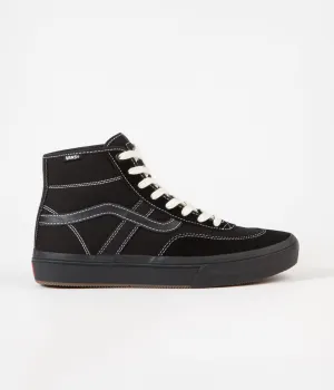 Vans Crockett High Pro Shoes - Black / Black