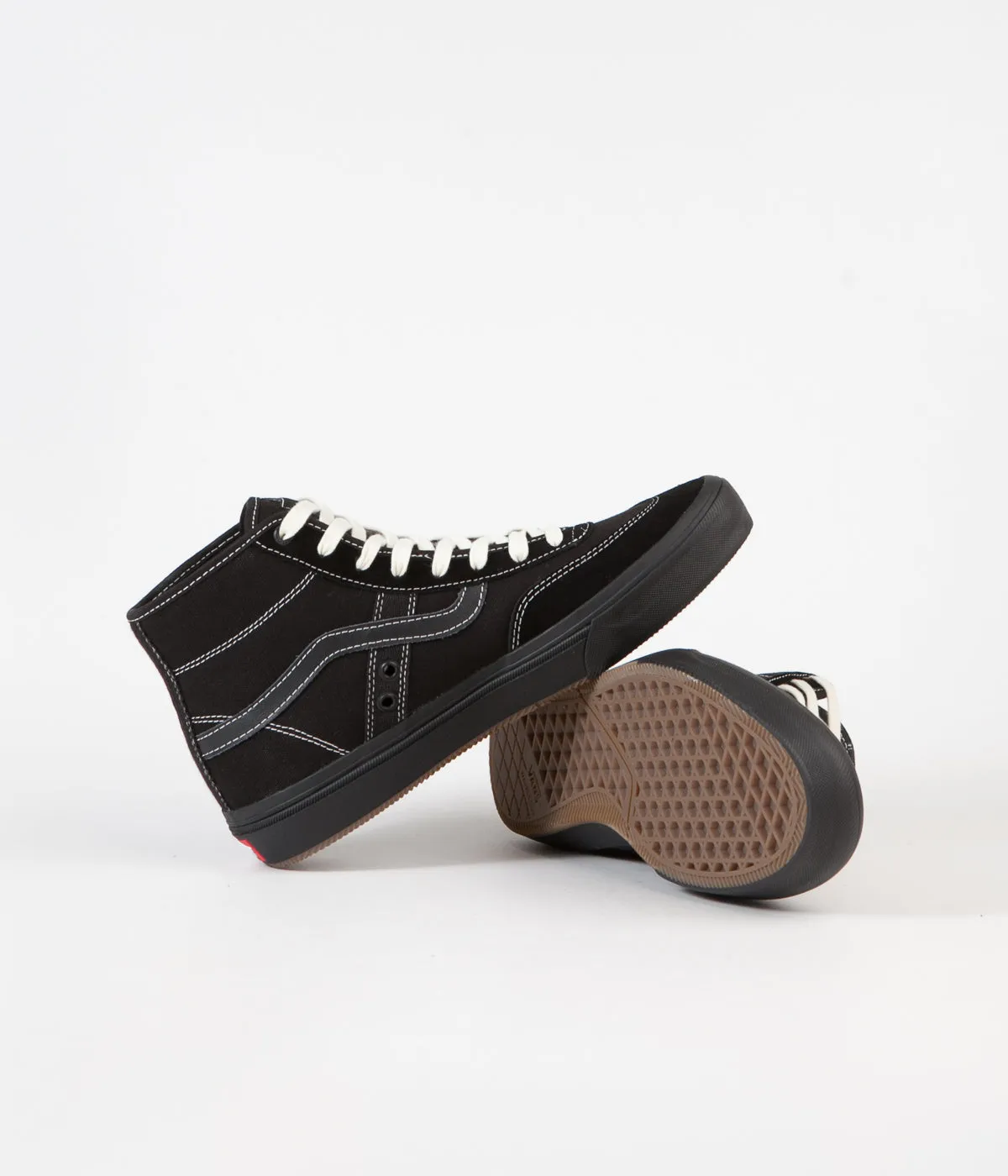 Vans Crockett High Pro Shoes - Black / Black