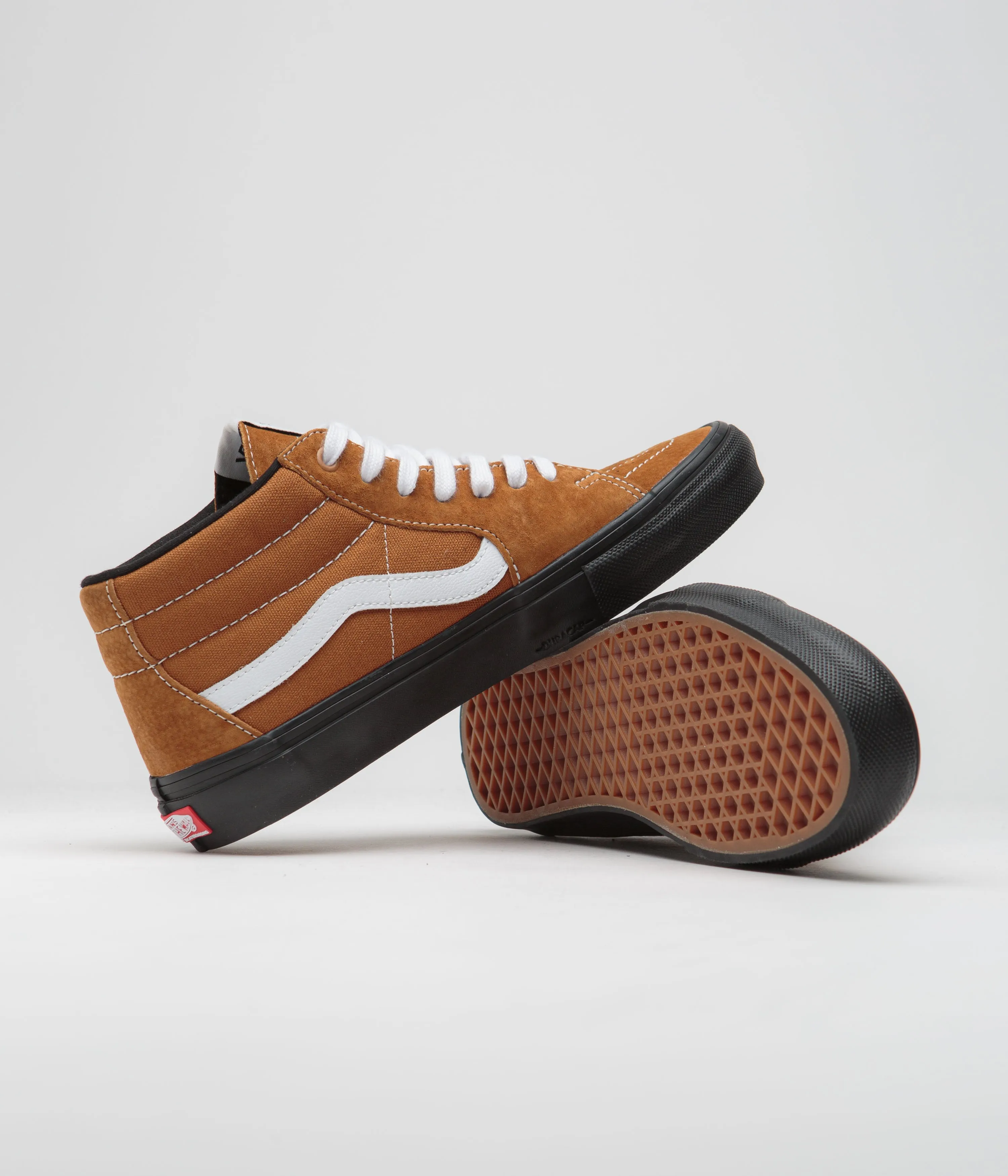 Vans Grosso Mid Shoes - Pig Suede Brown / Black