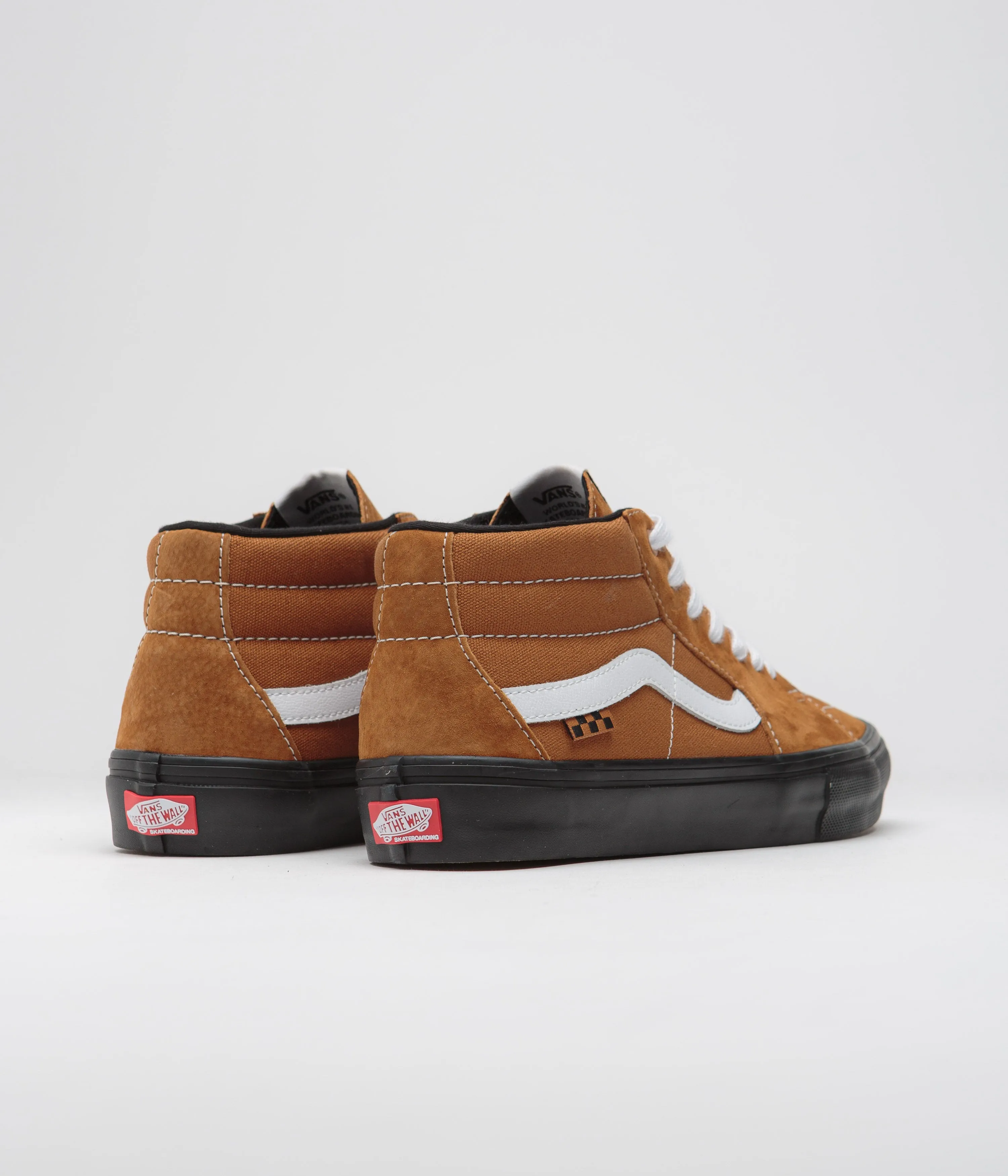 Vans Grosso Mid Shoes - Pig Suede Brown / Black