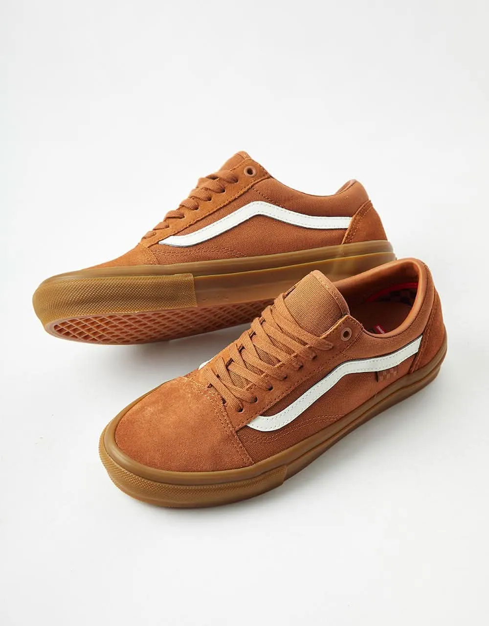 Vans Old Skool Skate Shoes - Brown/Gum