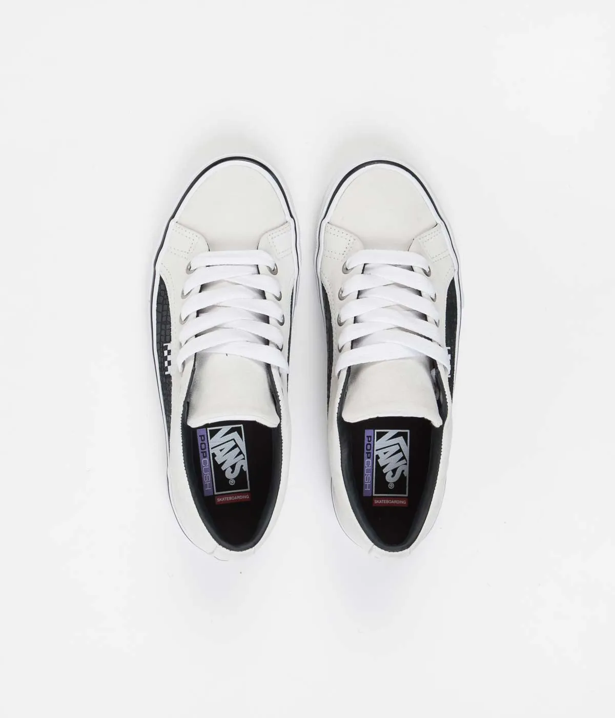 Vans Skate Lampin Shoes - Marshmallow / Black