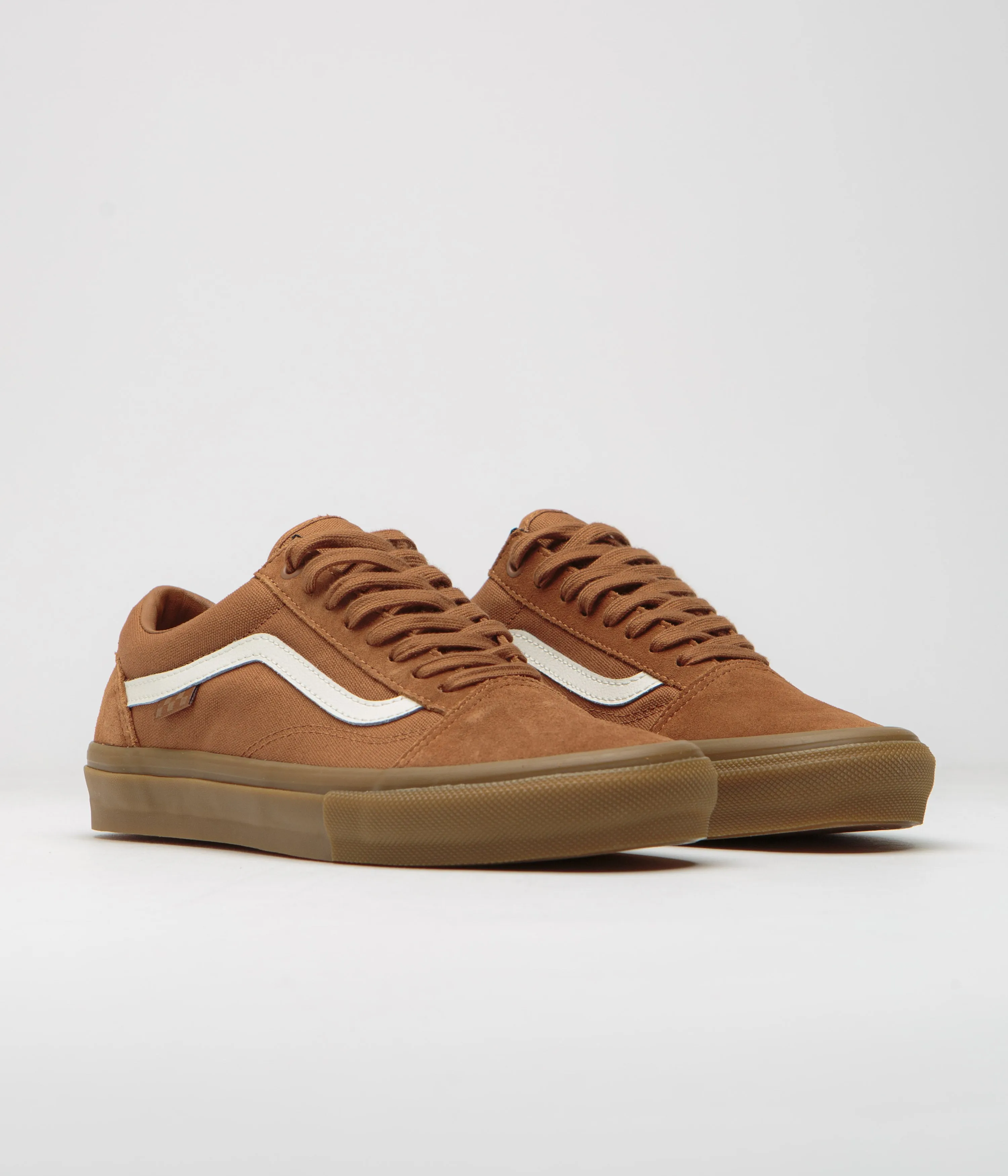 Vans Skate Old Skool Shoes - Brown / Gum