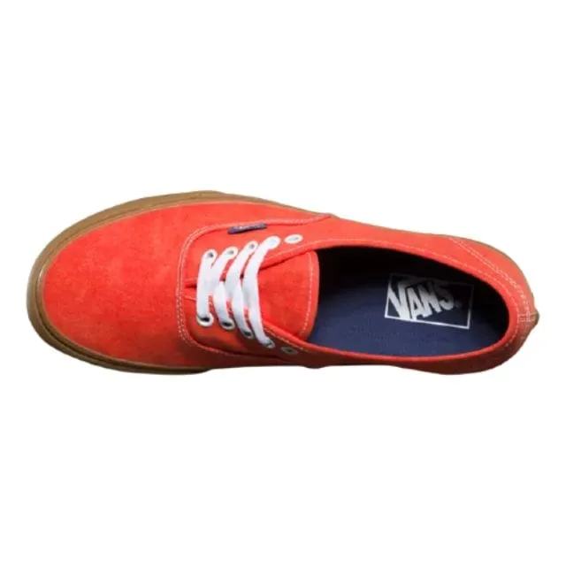 Vans Washed Authentic Men Lifestyle Shoes Cherry Tomato