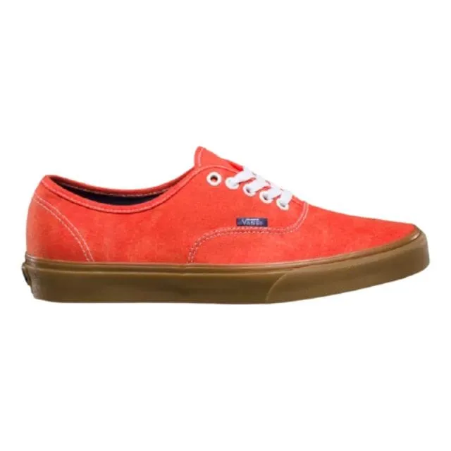 Vans Washed Authentic Men Lifestyle Shoes Cherry Tomato