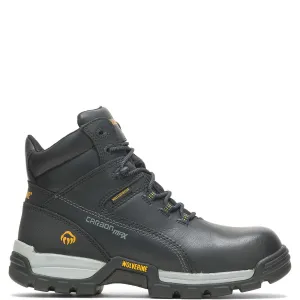 Wolverine W10304 Men's Tarmac Waterproof Reflective Composite-toe 6" Work Boot - Black