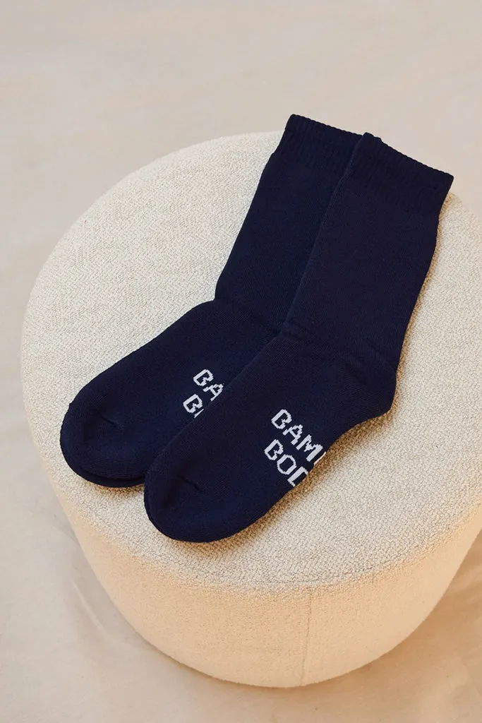 Women's Thick Bamboo Socks 2 Pack - Navy